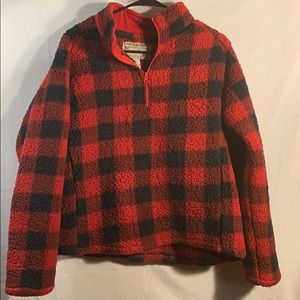 Zip up pullover sweater